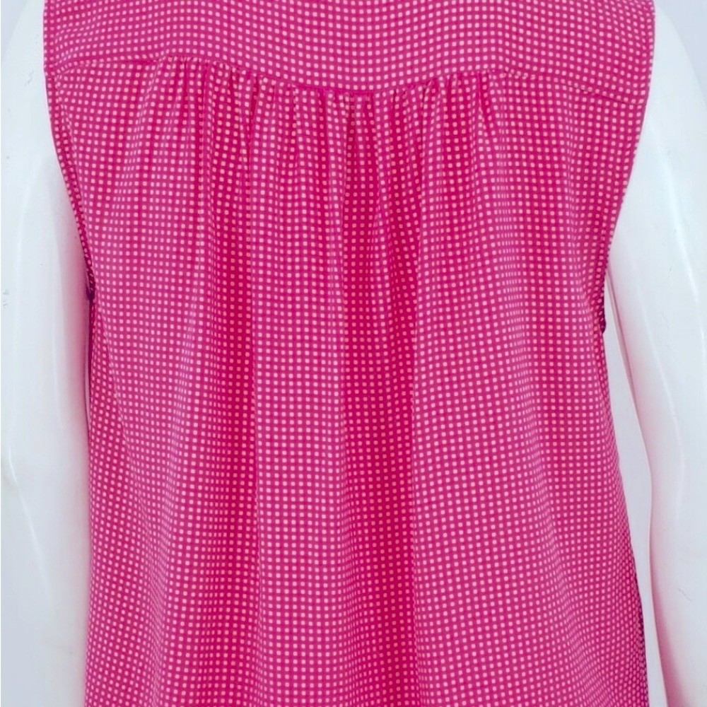 125. Joie Finnegan B Rose Pink 100% Silk Sleeveless Top - Picture 3 of 3